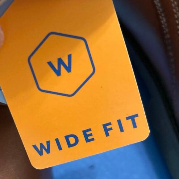 Nunn Bush Cognac Brown Leather Plain Toe Lace Up Oxford 9 Wide Memory Foam - Picture 14 of 14